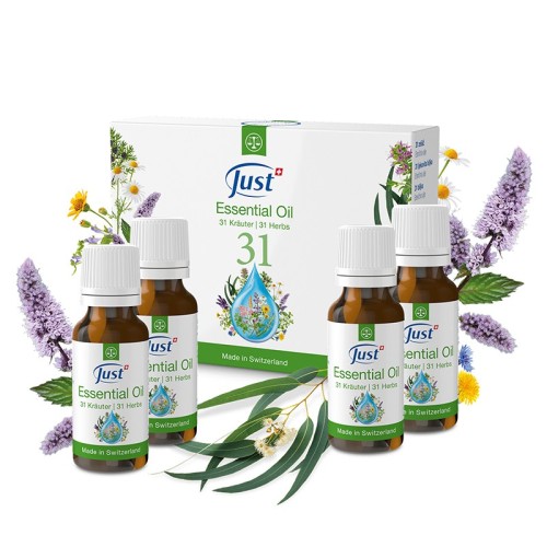 JUST Olio 31 erbe 4 x 20 ml, Oli essenziali