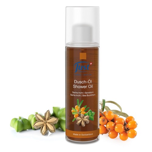 JUST Duschöl Sacha Inchi - Sanddorn 200 ml