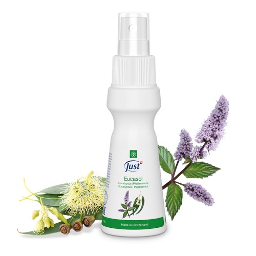 JUST Spray alle erbe Eucasol, Oli essenziali