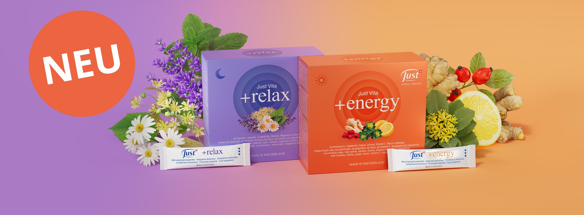 Just Vita Set «Energie & Erholung»