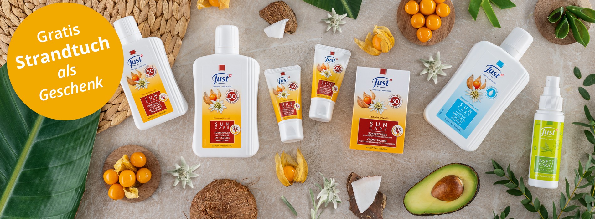 Sonnenpflege mit UV-IR-Schutz